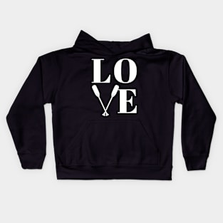 Love Rowing Rower Kids Hoodie